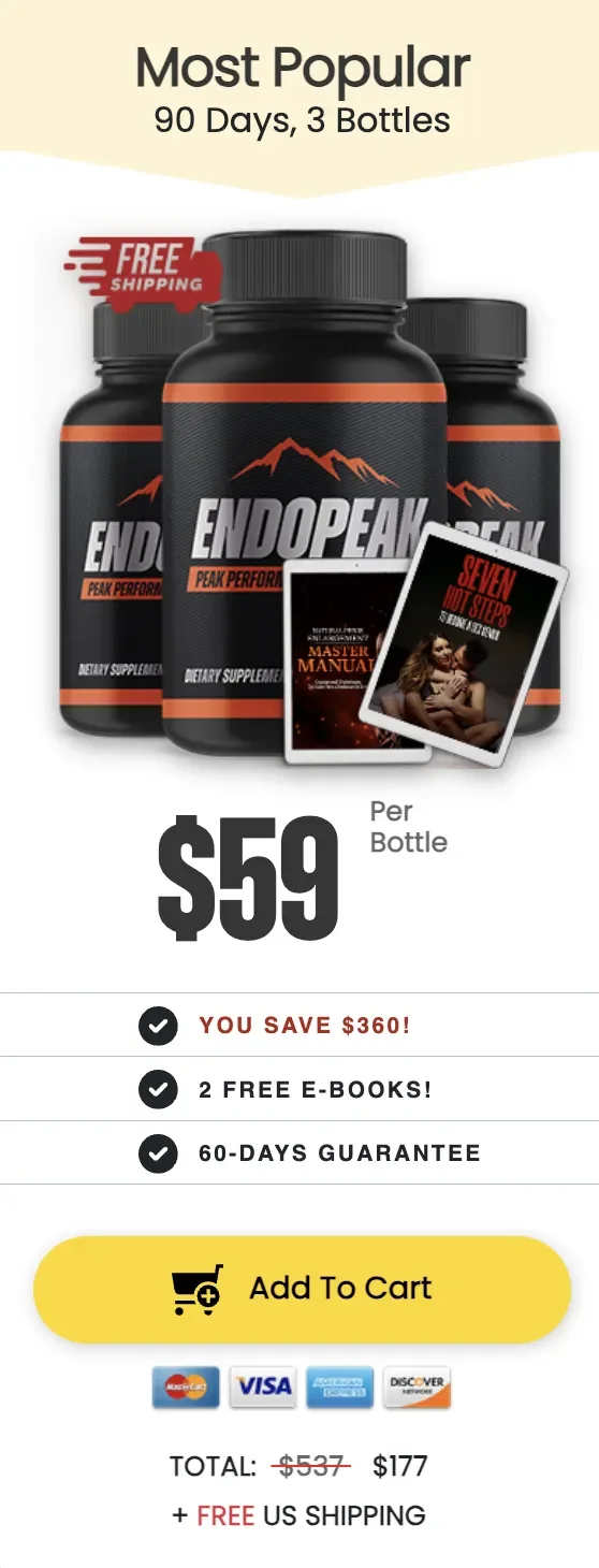 Endopeak - 3 Bottle